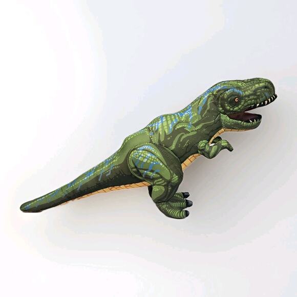 Nanco Green T-Rex Dinosaur 11" Plush Stuffie Tyrannosaurus Rex - Picture 3 of 10